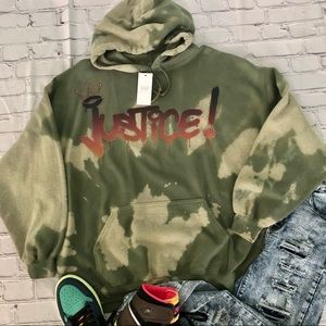 Money green "Justice" Hoodie